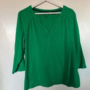 Boden Vibrant Green Cotton Top